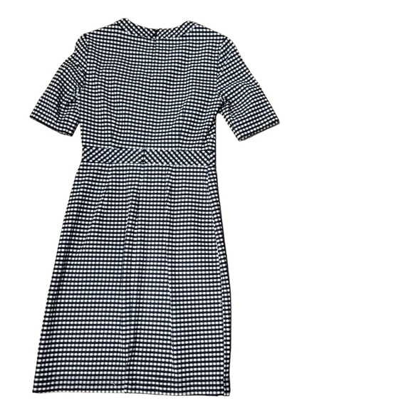 Banana Republic Size 0/Zero Workwear Dress/Checkered/Gingham/Career/Midi/Party - Picture 2 of 5